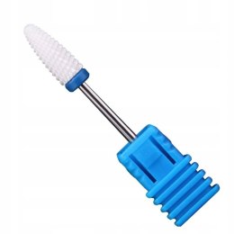 Frez ceramiczny płomień niebieski stożek medium do manicure FRC500-4
