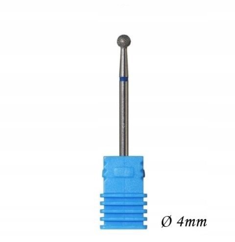 Frez diamentowy do skórek do manicure KULKA 4mm