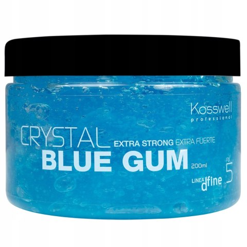Guma do włosów mocna 200g Kosswell Crystal Blue