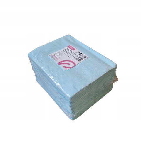 Jednorazowy ręcznik do pedicure włókninowy turkusowy 50x38 100 szt.