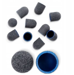 Kapturki nakładki ścierne do pedicure 10mm #150 gradacja , 10szt