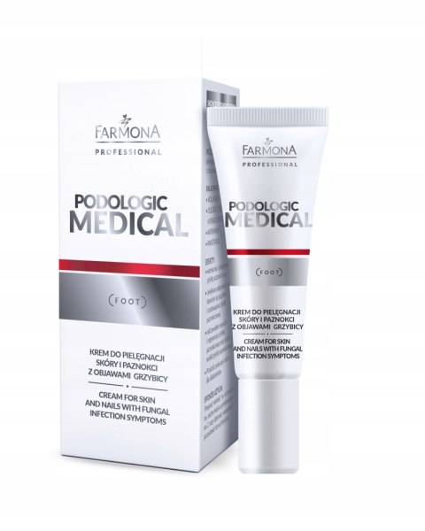 Krem do skóry i paznokci Farmona Podologic Med 15 ml przy objawach grzybicy