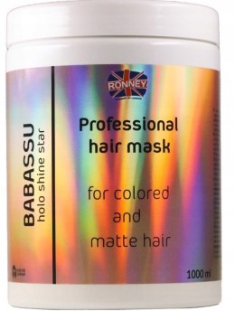 Maska do włosów farbowanych i matowych BABASSU RONNEY 1000 ml