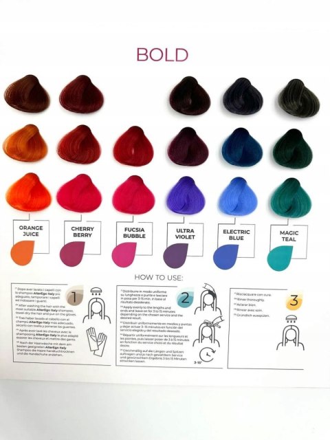 Maska koloryzująca do włosów ELECTRIC BLUE ALTEREGO 250ML