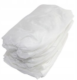 Podklad kosmetyczny fizelinowy z gumką bialy 90x220 cm, opakowanie 10 szt