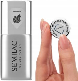 SEMILAC Baza do lakierów hybrydowych wzmacniająca - Mineral Strong 7 ml