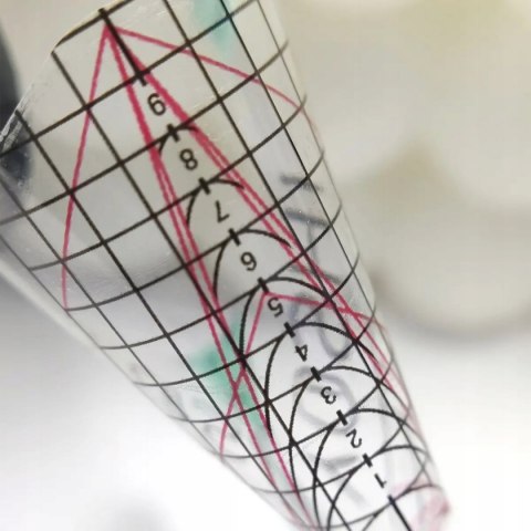 Szablony do przedłużania paznokci Yoshi 100 szt.