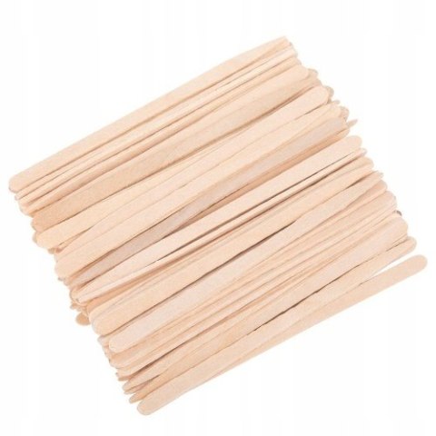 Szpatułki do wosku drewniane małe Eko-Higiena 100 szt.