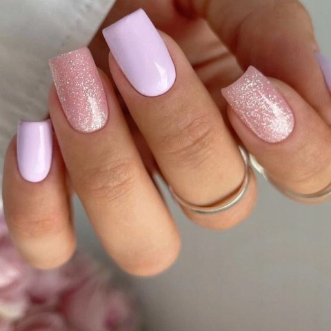 Top do lakierów hybrydowych srebrne drobinki No Wipe FlashOn 7ml SEMILAC