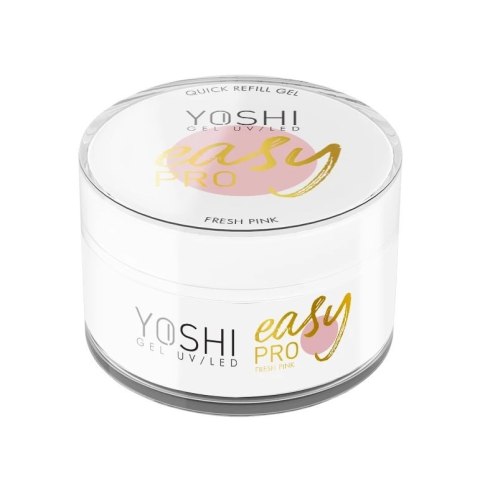 YOSHI Żel Budujący Easy Pro Fresh Pink 15 ml