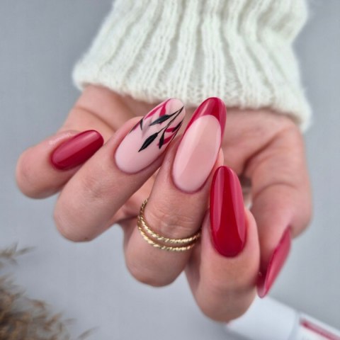 Yoshi Lakier Hybrydowy 242 Pirouette Rouge 6 ml - TPO-free czerwony