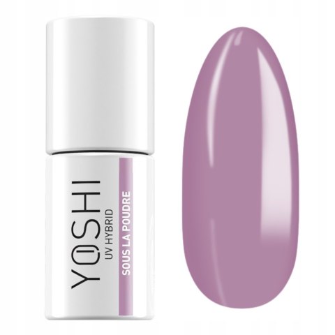Yoshi Lakier Hybrydowy 244 Sous la Poudre 6 ml - TPO-free liliowy fiolet