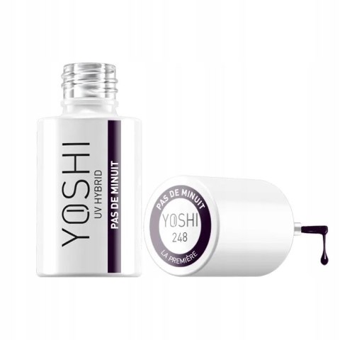 Yoshi Lakier Hybrydowy 248 Pas de Minuit 6ml-TPO-free fiolet z nutą granatu
