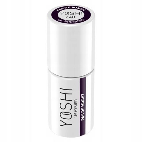 Yoshi Lakier Hybrydowy 248 Pas de Minuit 6ml-TPO-free fiolet z nutą granatu