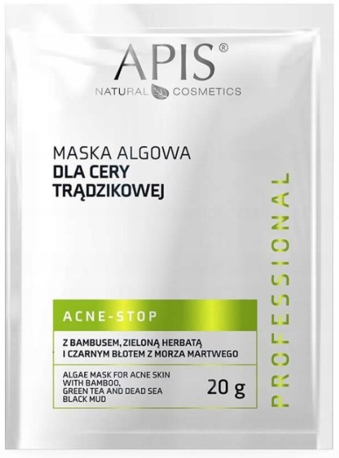 APIS MASKA ALGOWA Z EKSTR Z BAMBUSA ACNE STOP 20g
