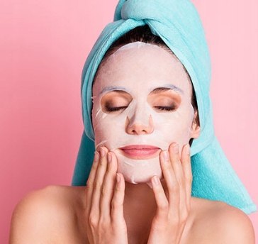 CONNY Złoto maska w płacie do twarzy 23g