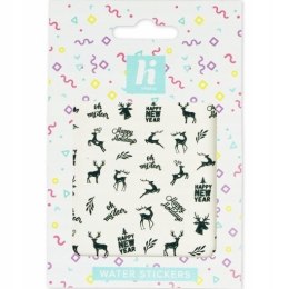 HI HYBRID NAKLEJKI NA PAZNOKCIE WODNE ŚWIĄTECZNE 3