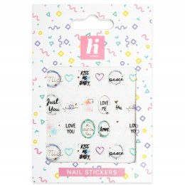 HI HYBRID NAKLEJKI NA PAZNOKCIE WODNE WALENTYNKI