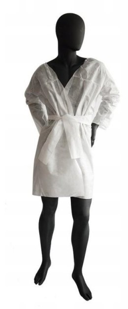 JEDNORAZOWY SZLAFROK WŁÓKNIOWY 1SZT