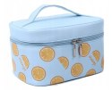 Kosmetyczka kuferek KS59 niebieska pomarańcze