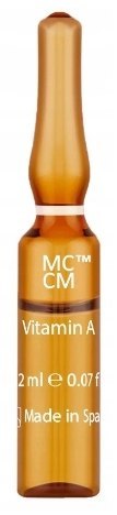 MCCM AMPUŁKA WITAMINA A 2ML TRĄDZIK, PRZEBARWIENIA