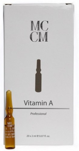 MCCM AMPUŁKA WITAMINA A 2ML TRĄDZIK, PRZEBARWIENIA