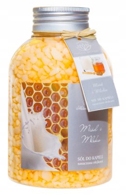 NATURAL AROMAS Sól do kąpieli MIÓD I MLEKO 670g