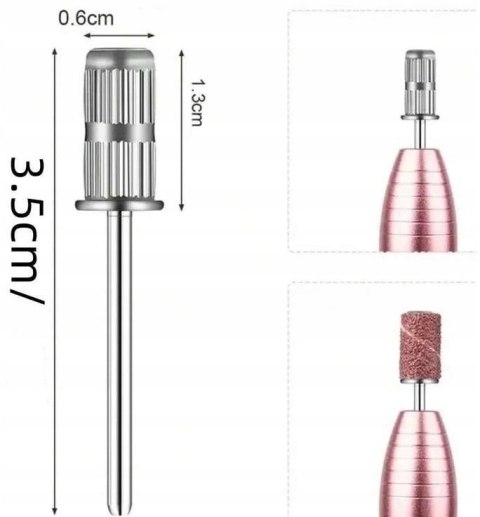 NOŚNIK METALOWY MANDREL FREZ do nakładek ściernych