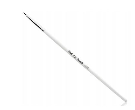 Pędzelek do zdobień drewniany 5mm BIAŁY NR 000