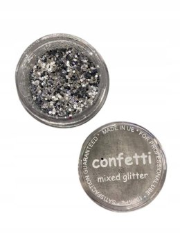 Pyłek brokat ozdoba do paznokci CONFETTI 1008