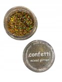 Pyłek brokat ozdoba do paznokci CONFETTI 1011