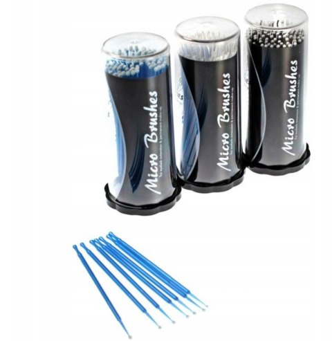 SECRET LASHES Aplikatory bezwłók. nieb. 2mm 100szt