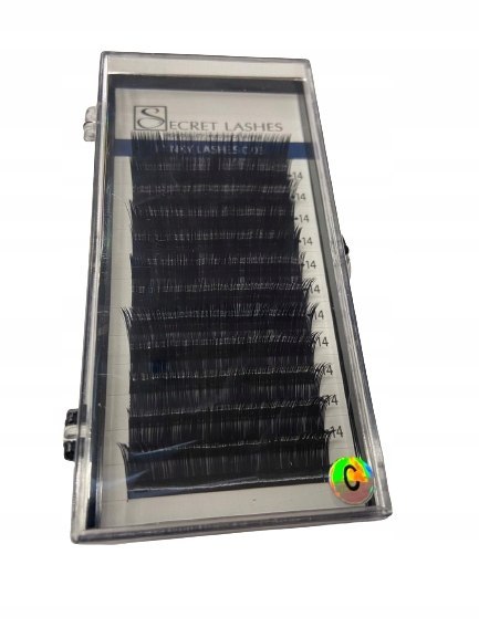 SECRET LASHES Rzęsy 0.03 mink PROFIL C długość 14
