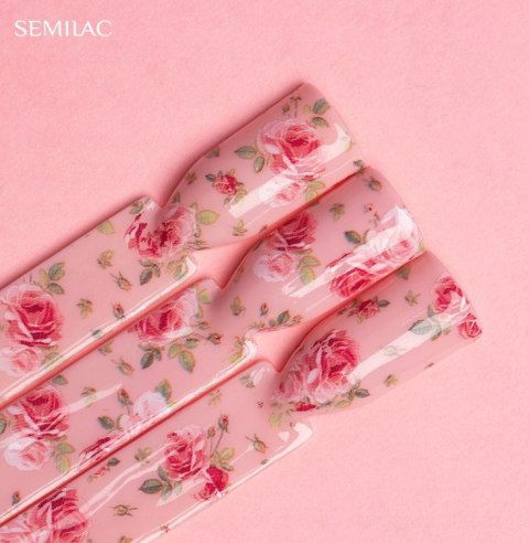 SEMILAC FOLIA TRANSFEROWA BLOOMING FLOWERS 33