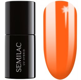 SEMILAC LAKIER HYBRYDA Orange Euphoria 7 ml 424