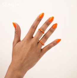 SEMILAC LAKIER HYBRYDA Orange Euphoria 7 ml 424