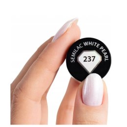 SEMILAC LAKIER HYBRYDOWY 237 White Pearl 7 ml