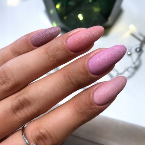 SEMILAC LAKIER HYBRYDOWY 319 SHIMMER DUST PINK