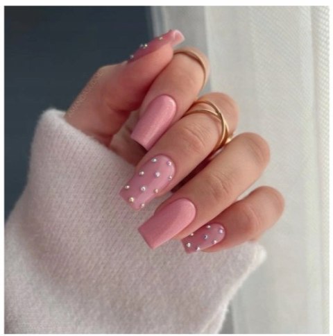 SEMILAC LAKIER HYBRYDOWY 376 SHIMMER STONE PINK