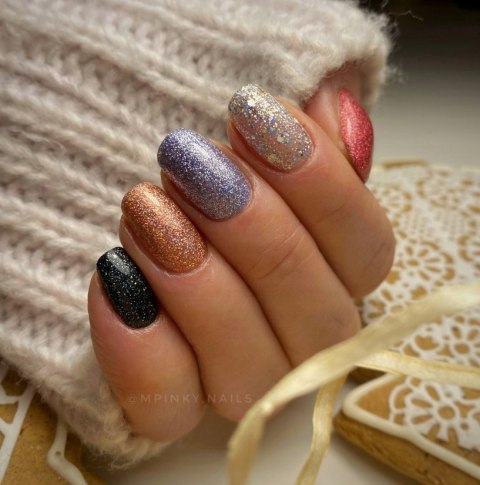 SEMILAC LAKIER HYBRYDOWY 460 Silver Fireworks 7 ml