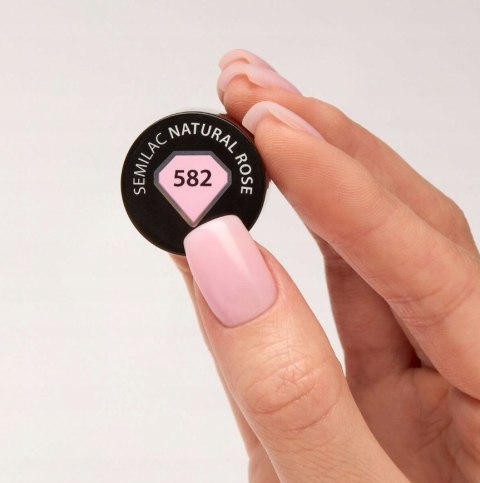 SEMILAC LAKIER HYBRYDOWY 582 Natural Rose 7 ml