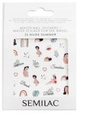 SEMILAC Naklejki Na Paznokcie Wodne NUDE SUMMER 21
