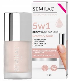 SEMILAC Odżywka do paznokci 5w1 Recovery Nude 7ml