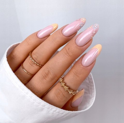 SEMILAC lakier hybrydowy 587 Tea Rose 7ml