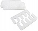 SEPARATORY PIANKOWE DO PEDICURE 10 SZT BIAŁE