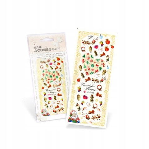 SILCARE Naklejki wodne ŚWIĄTECZNE HOT-195