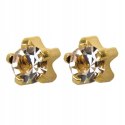 STUDEX Brylant w pazurkach złoty kolczyki 1 para SYSTEM PLUS