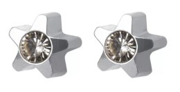 STUDEX Gwiazdka z brylantem srebrny kolczyki 1para SYSTEM PLUS