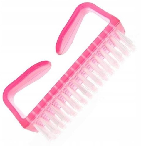SZCZOTECZKA MANICURE DO CZYSZCZENIA PYŁU RÓŻOWA DUŻA