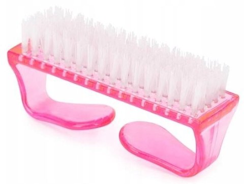 SZCZOTECZKA MANICURE DO CZYSZCZENIA PYŁU RÓŻOWA DUŻA